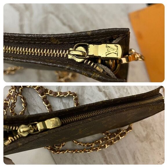 LOUIS VUITTON Bucket Pouch to Crossbody Shoulder Bag 💼 - Picture 8 of 13